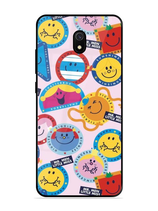 Whimsical Mr. Men & Little Miss Glossy Soft Edge Case for Xiaomi Redmi 8A Chachhi