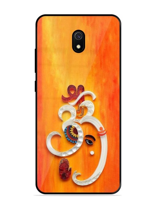 Ganesha In Quilling Art Glossy Soft Edge Case for Xiaomi Redmi 8A Chachhi