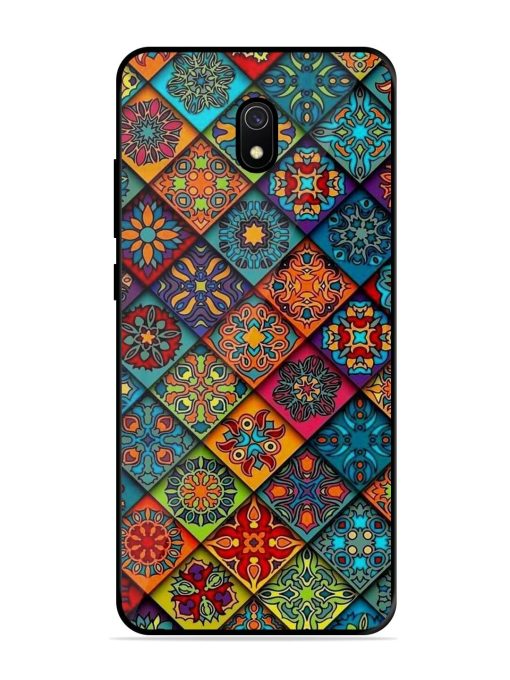 Patchwork Mandala Mosaic Glossy Soft Edge Case for Xiaomi Redmi 8A Chachhi