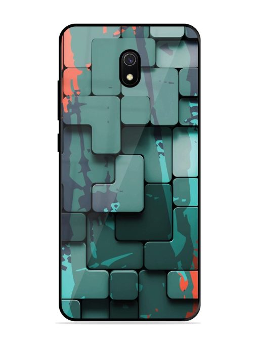 Abstract Geometric Mosaic Glossy Soft Edge Case for Xiaomi Redmi 8A Chachhi