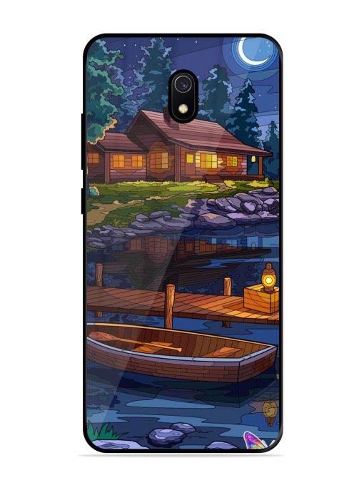 Moonlit Serenity Glossy Soft Edge Case for Xiaomi Redmi 8A