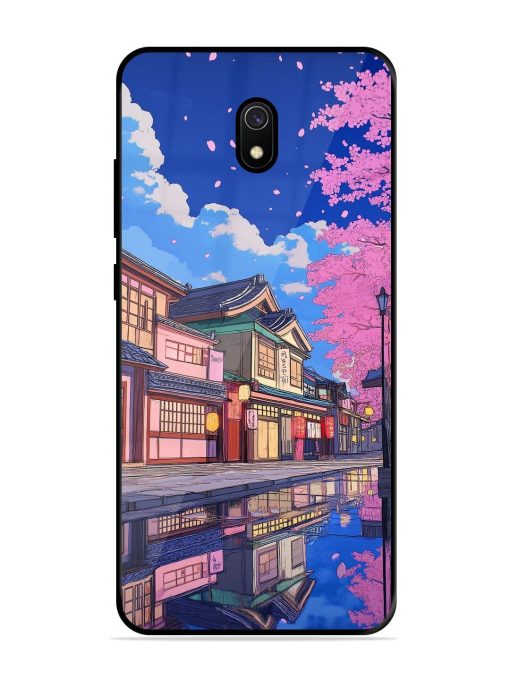 Tranquil Reflections Glossy Soft Edge Case for Xiaomi Redmi 8A Chachhi