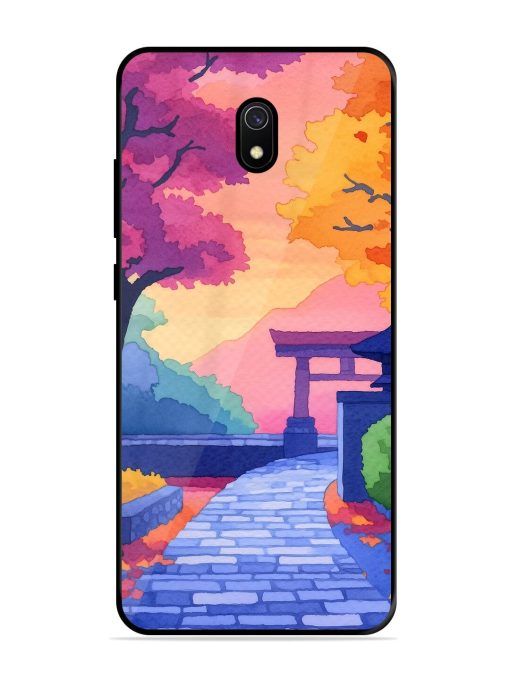 Autumnal Serenity Glossy Soft Edge Case for Xiaomi Redmi 8A Chachhi