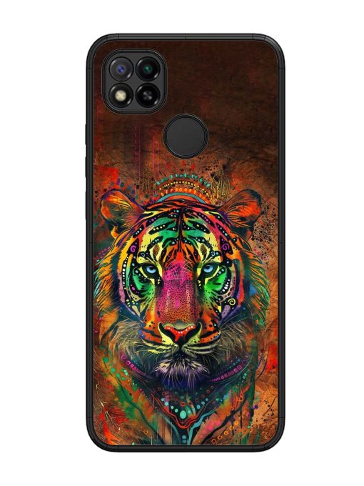 Cosmic Tiger Glossy Soft Edge Case for Xiaomi Redmi 9 Chachhi