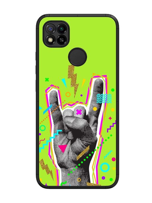 Neon Rock Glossy Soft Edge Case for Xiaomi Redmi 9 Chachhi