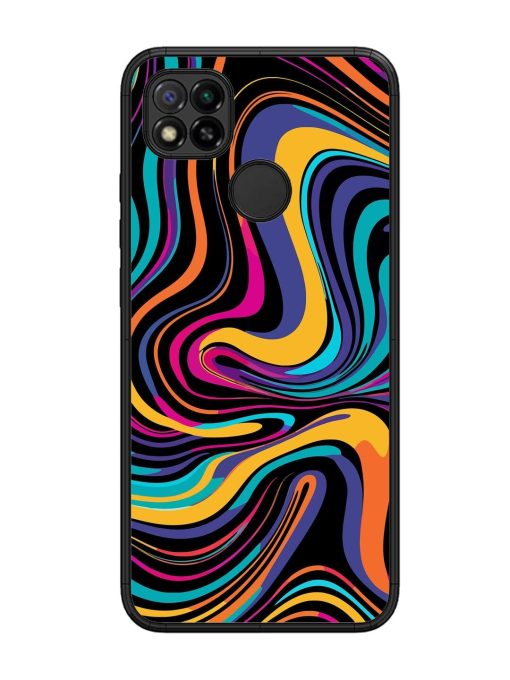 Psychedelic Swirl Glossy Soft Edge Case for Xiaomi Redmi 9 Chachhi