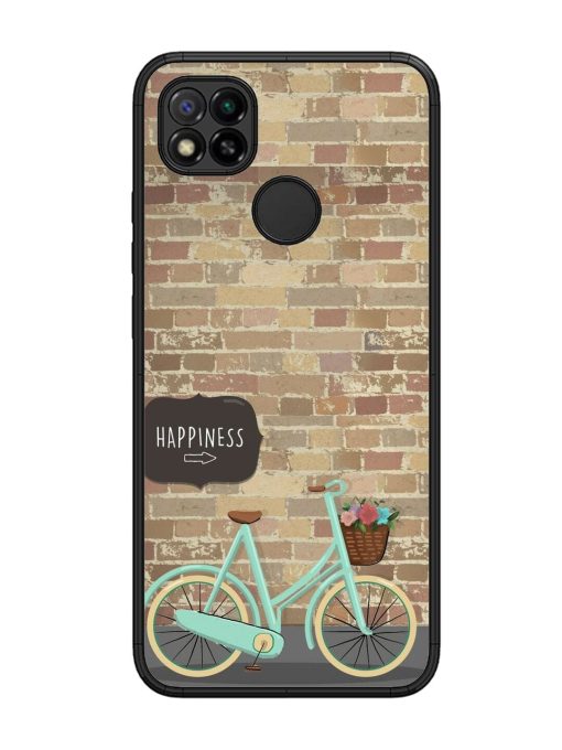 Pedaling Towards Happiness Glossy Soft Edge Case for Xiaomi Redmi 9 Chachhi