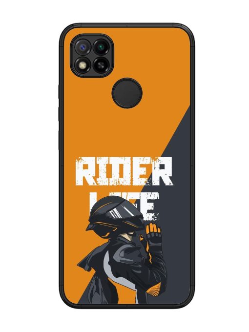 Ride Never Ends Glossy Soft Edge Case for Xiaomi Redmi 9 Chachhi