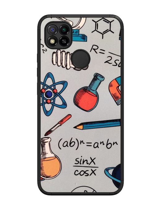 Science Doodle Glossy Soft Edge Case for Xiaomi Redmi 9 Chachhi