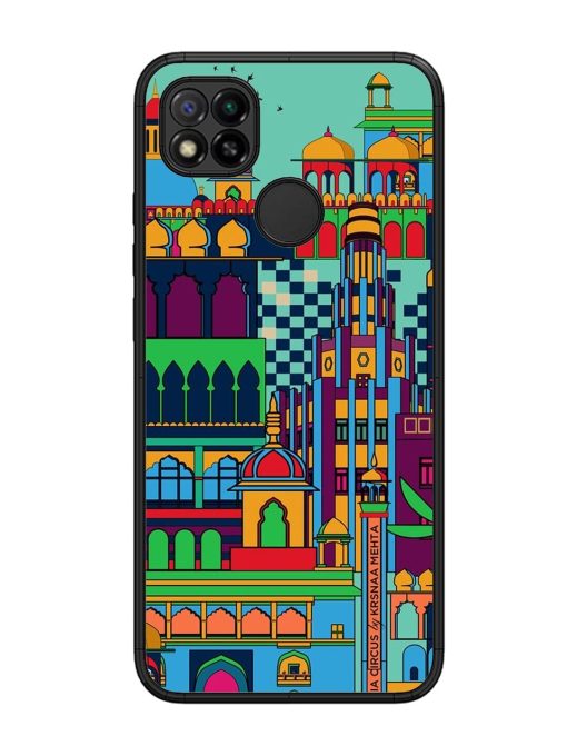 Indian Tapestry Glossy Soft Edge Case for Xiaomi Redmi 9 Chachhi