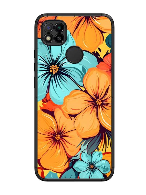 Tropical Bloom Glossy Soft Edge Case for Xiaomi Redmi 9 Chachhi