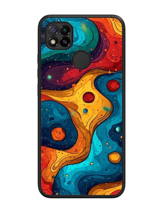 Cosmic Swirl Glossy Soft Edge Case for Xiaomi Redmi 9 Chachhi