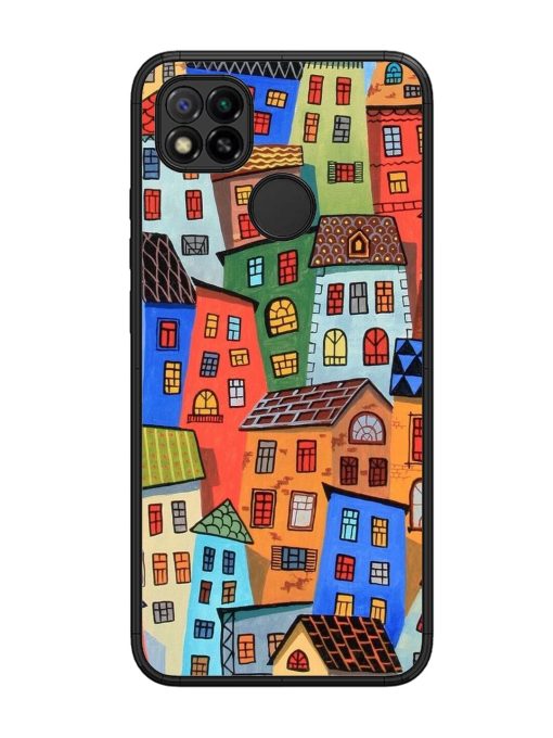 Rainbow House Glossy Soft Edge Case for Xiaomi Redmi 9 Chachhi