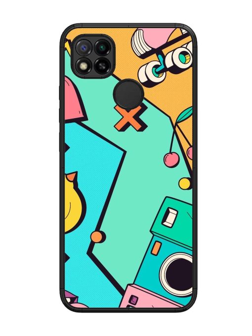 Retro Remix Glossy Soft Edge Case for Xiaomi Redmi 9 Chachhi