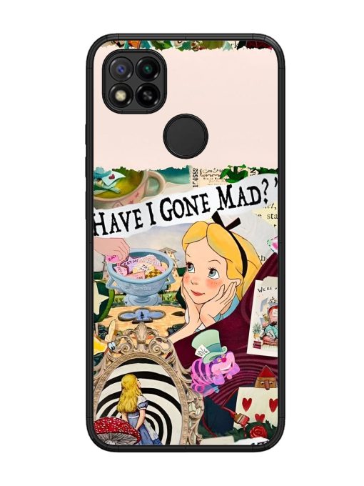 Mad Hatter'S Collage Glossy Soft Edge Case for Xiaomi Redmi 9 Chachhi