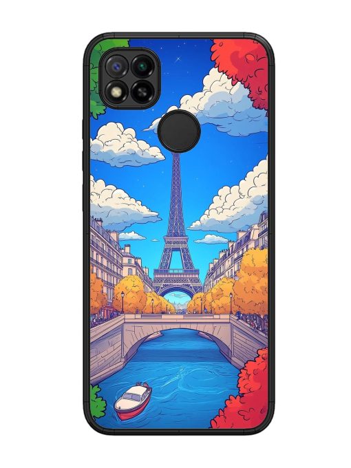 Parisian Panorama Glossy Soft Edge Case for Xiaomi Redmi 9 Chachhi