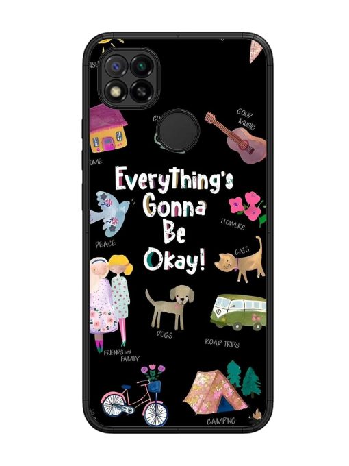 Everything'S Gonna Be Okay Glossy Soft Edge Case for Xiaomi Redmi 9 Chachhi