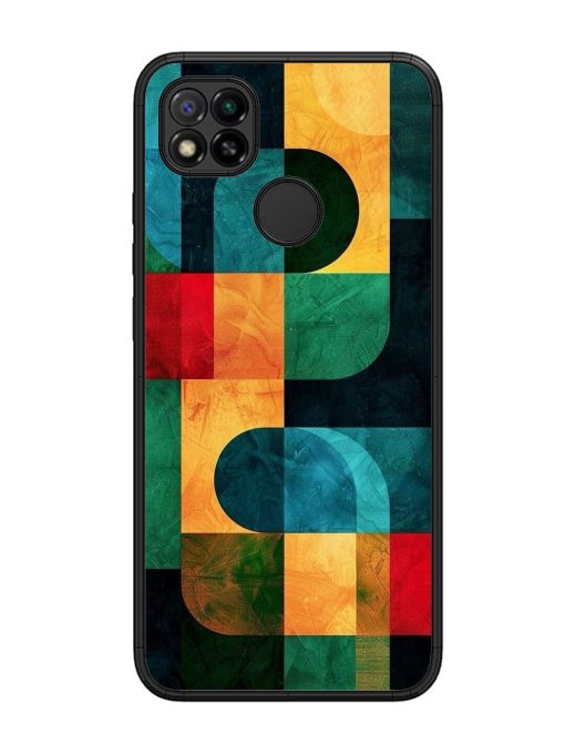 Geometric Harmony Glossy Soft Edge Case for Xiaomi Redmi 9 Chachhi