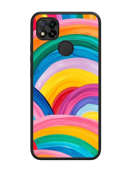 Rainbow Symphony Glossy Soft Edge Case for Xiaomi Redmi 9 Chachhi