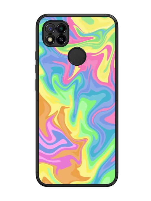 Whimsical Swirl Glossy Soft Edge Case for Xiaomi Redmi 9 Chachhi