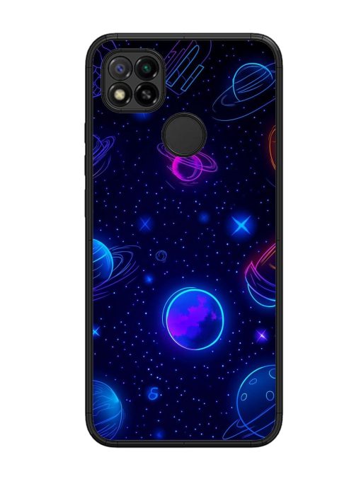 Neon Cosmos Glossy Soft Edge Case for Xiaomi Redmi 9 Chachhi