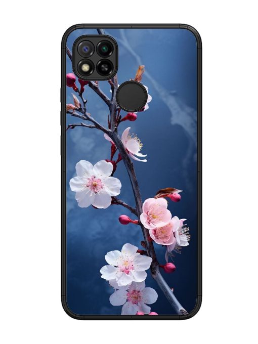 Delicate Blossoms Glossy Soft Edge Case for Xiaomi Redmi 9 Chachhi