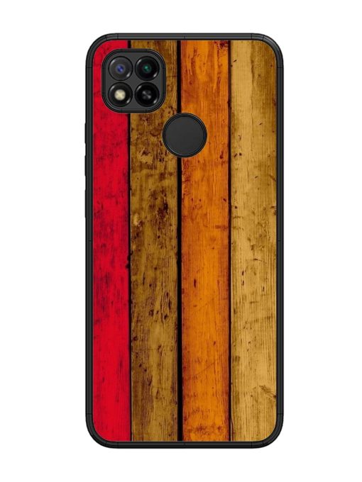 Colorful Woodgrain Glossy Soft Edge Case for Xiaomi Redmi 9 Chachhi