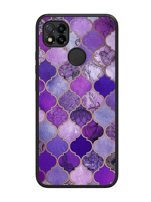 Purple Mosaic Magic Glossy Soft Edge Case for Xiaomi Redmi 9 Chachhi