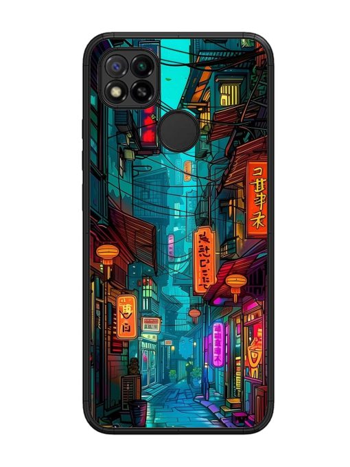 Neon Nightscape Glossy Soft Edge Case for Xiaomi Redmi 9 Chachhi