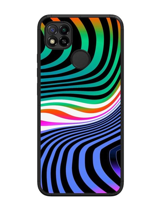 Psychedelic Waves Glossy Soft Edge Case for Xiaomi Redmi 9