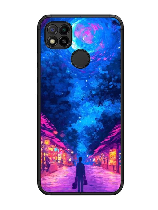 Neon Nightscape Glossy Soft Edge Case for Xiaomi Redmi 9 Chachhi