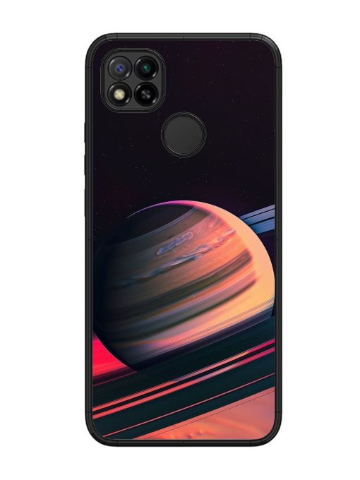 Neon Saturn Glossy Soft Edge Case for Xiaomi Redmi 9 Chachhi