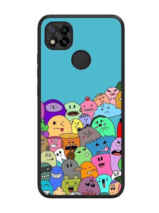 Monster Mash Glossy Soft Edge Case for Xiaomi Redmi 9 Chachhi