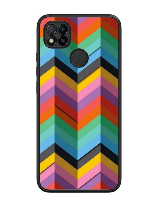 Colorful Zigzag Glossy Soft Edge Case for Xiaomi Redmi 9 Chachhi