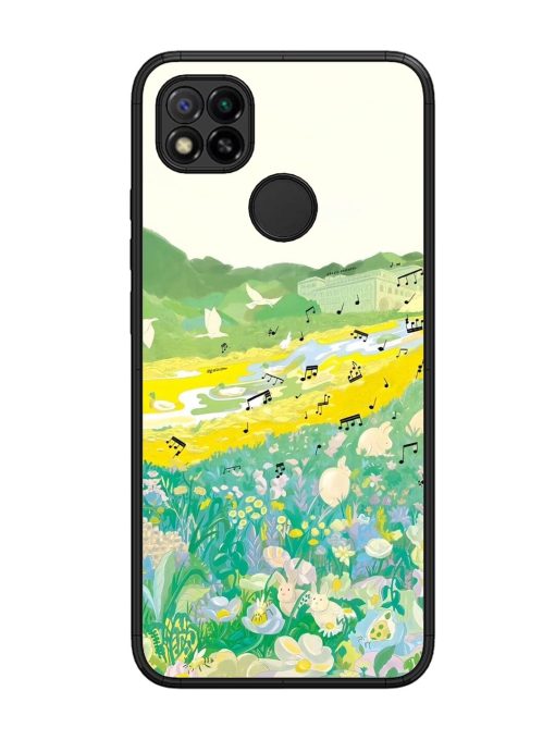 Melody In Bloom Glossy Soft Edge Case for Xiaomi Redmi 9 Chachhi