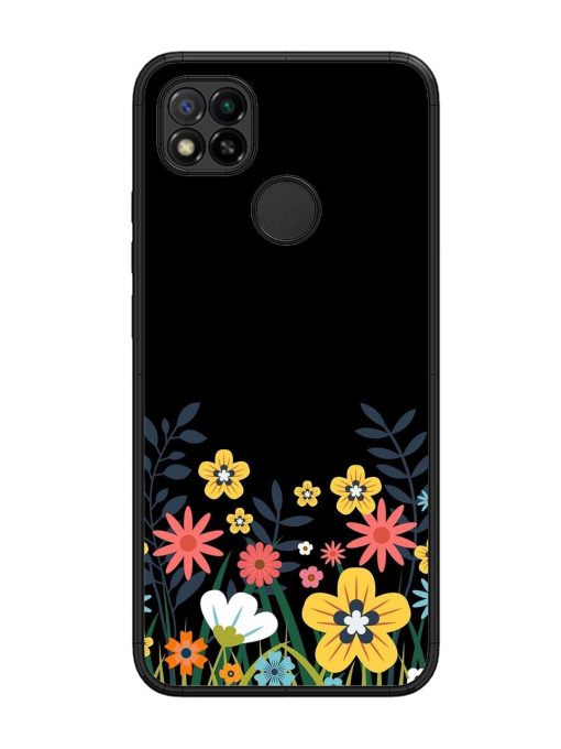 Floral Night Sky Glossy Soft Edge Case for Xiaomi Redmi 9 Chachhi