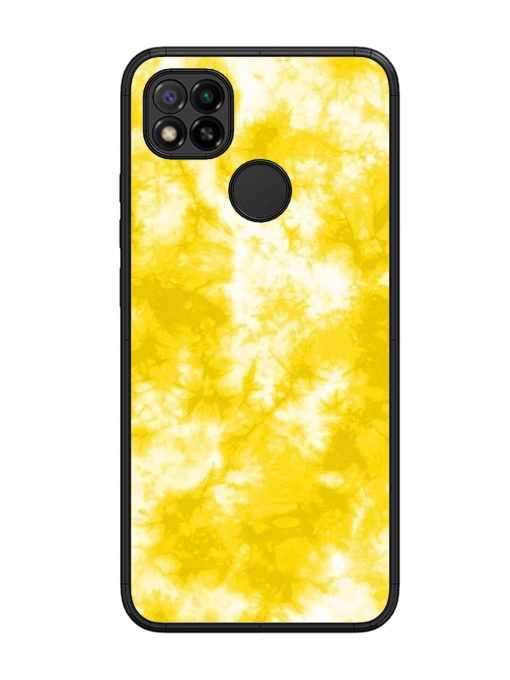 Golden Tie-Dye Twirl Glossy Soft Edge Case for Xiaomi Redmi 9 Chachhi