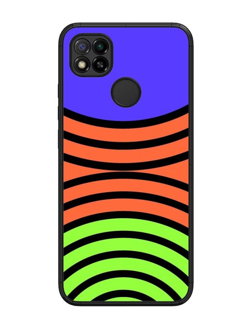 Psychedelic Stripe Symphony Glossy Soft Edge Case for Xiaomi Redmi 9 Chachhi