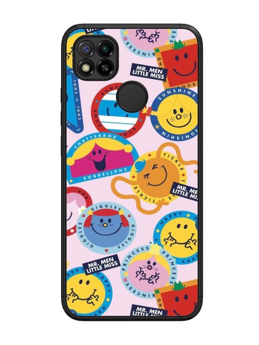 Whimsical Mr. Men & Little Miss Glossy Soft Edge Case for Xiaomi Redmi 9 Chachhi