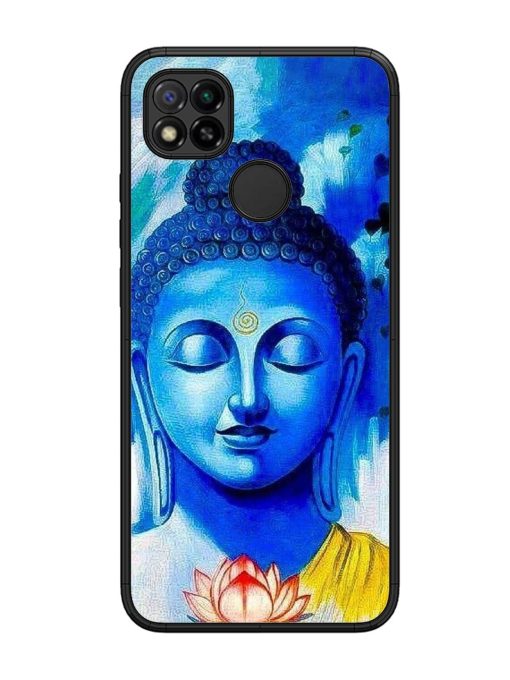 Serene Buddha With Lotus Glossy Soft Edge Case for Xiaomi Redmi 9 Chachhi