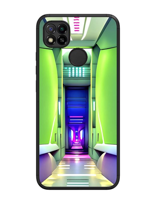 Neon Corridor Glossy Soft Edge Case for Xiaomi Redmi 9 Chachhi