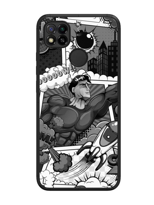 Comic Book Chaos Glossy Soft Edge Case for Xiaomi Redmi 9 Chachhi