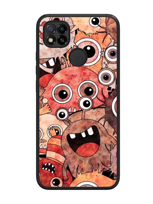 Monster Mash Glossy Soft Edge Case for Xiaomi Redmi 9 Chachhi