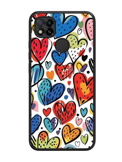 Heartfelt Harmony Glossy Soft Edge Case for Xiaomi Redmi 9 Chachhi