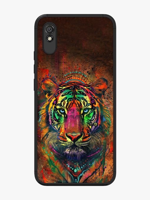 Cosmic Tiger Glossy Soft Edge Case for Xiaomi Redmi 9A Chachhi