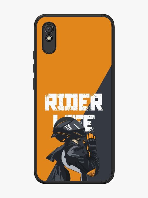 Ride Never Ends Glossy Soft Edge Case for Xiaomi Redmi 9A Chachhi