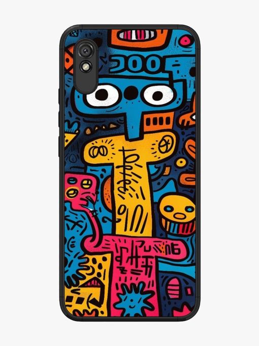 Doodletopia Glossy Soft Edge Case for Xiaomi Redmi 9A Chachhi