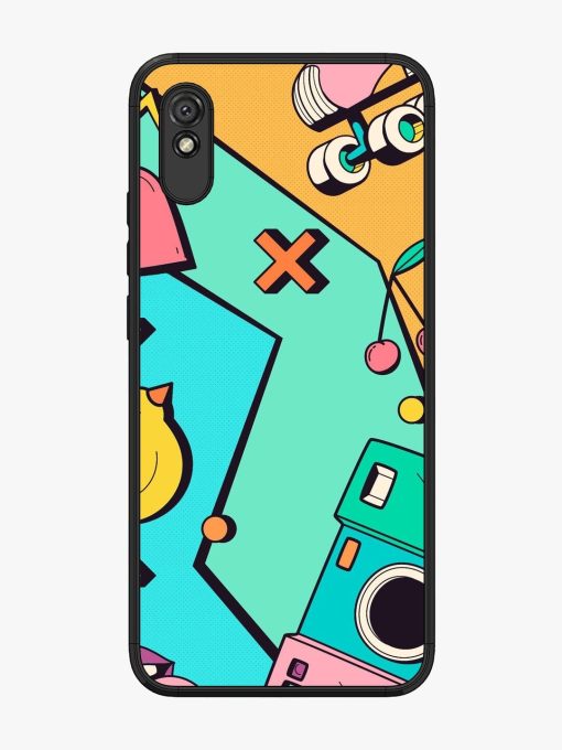 Retro Remix Glossy Soft Edge Case for Xiaomi Redmi 9A Chachhi