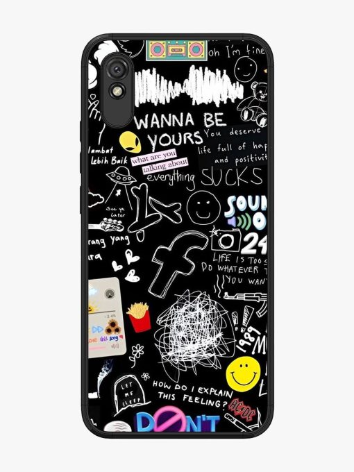 Doodle Diary Glossy Soft Edge Case for Xiaomi Redmi 9A Chachhi