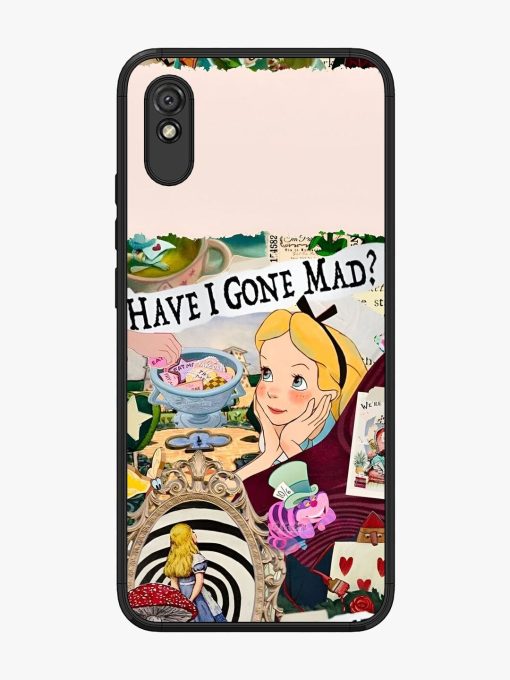 Mad Hatter'S Collage Glossy Soft Edge Case for Xiaomi Redmi 9A Chachhi